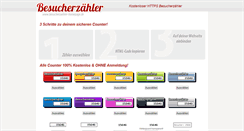 Desktop Screenshot of besucherzaehler-homepage.de