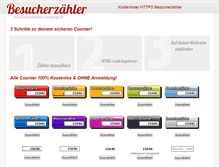 Tablet Screenshot of besucherzaehler-homepage.de